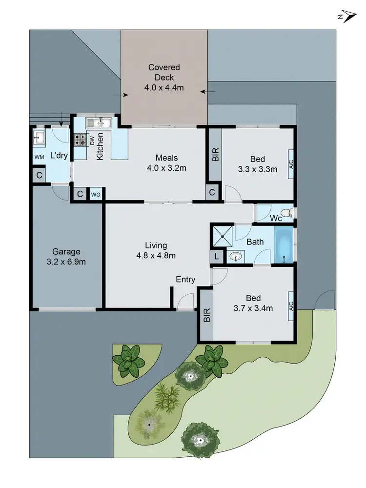 Floorplan of Homely unit listing, 32/262-274 Poath Road, Hughesdale VIC 3166