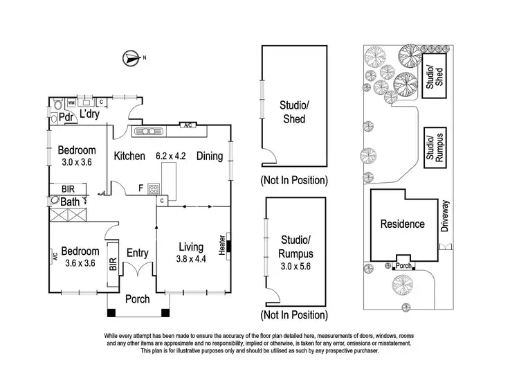 Floorplan of Homely house listing, 204 Gillies Street, Fairfield VIC 3078