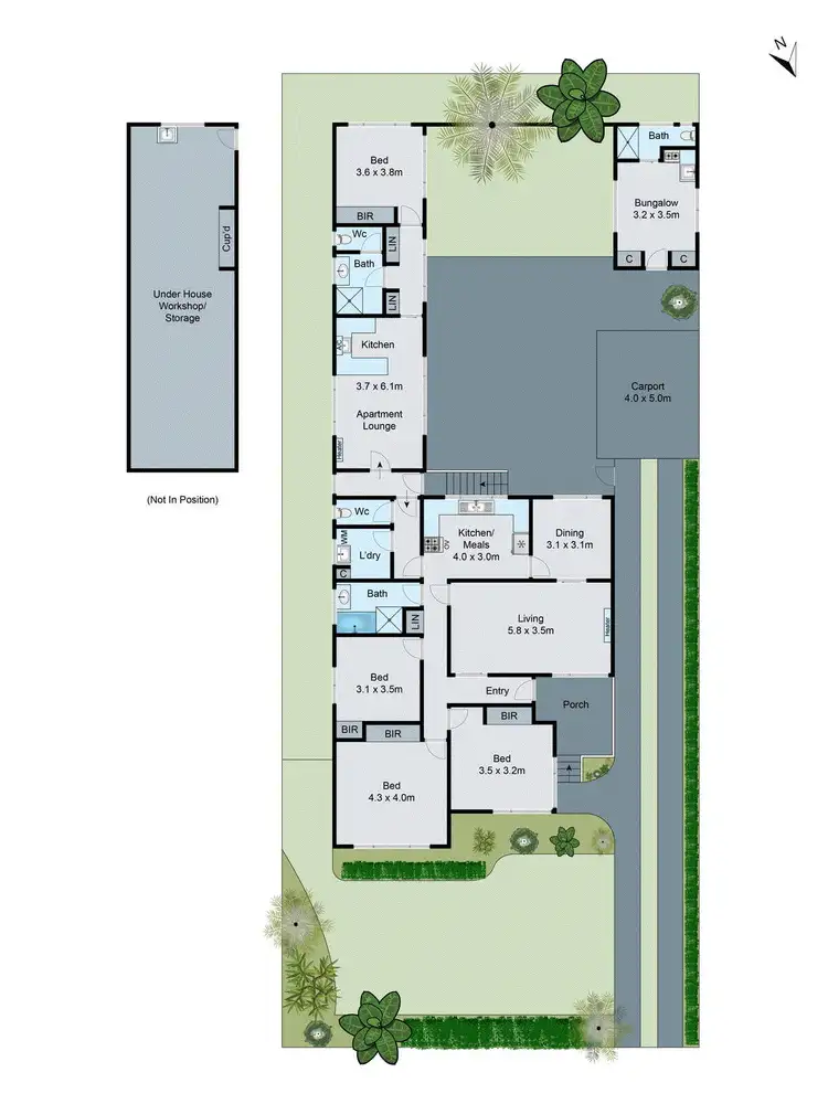Floorplan of Homely house listing, 51 McCubbin Street, Burwood VIC 3125