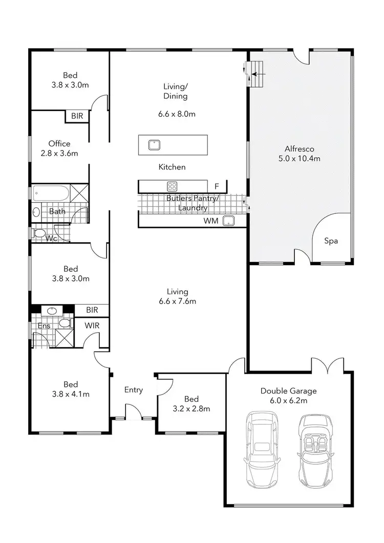 Floorplan of Homely house listing, 178 Cuthberts Road, Alfredton VIC 3350