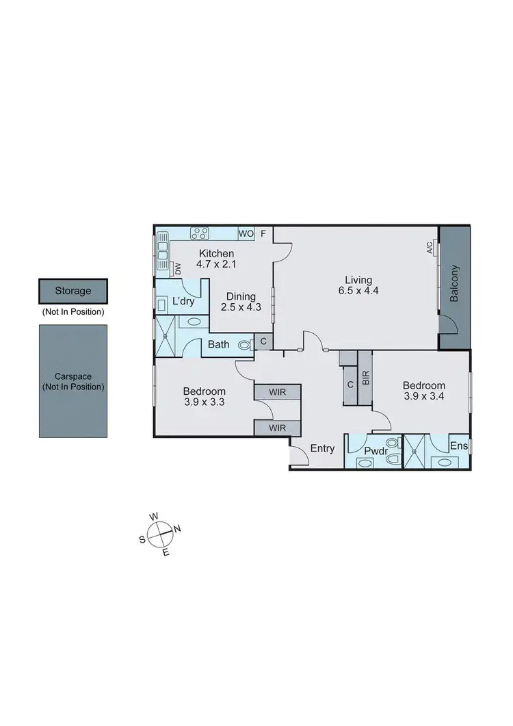 Floorplan of Homely apartment listing, 6/249 Burke Road, Glen Iris VIC 3146