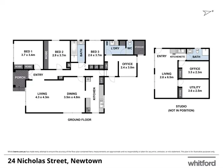 Floorplan of Homely house listing, 24 Nicholas Street, Newtown VIC 3220