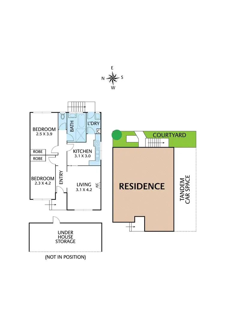 Floorplan of Homely unit listing, 12/508-510 Moreland Road, Brunswick West VIC 3055