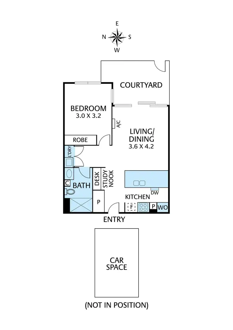 Floorplan of Homely apartment listing, AG06/26-30 Pryor Street, Eltham VIC 3095