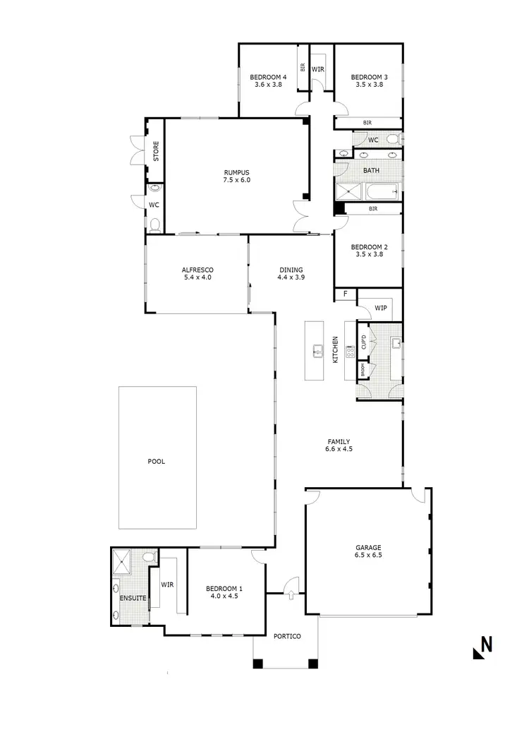 Floorplan of Homely house listing, 50 Cottage Crescent, Kilmore VIC 3764
