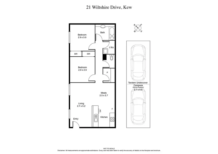 Floorplan of Homely apartment listing, 21 Wiltshire Drive, Kew VIC 3101