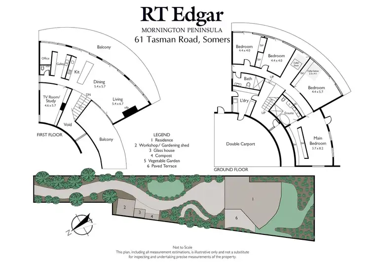 Floorplan of Homely house listing, 61 Tasman Road, Somers VIC 3927