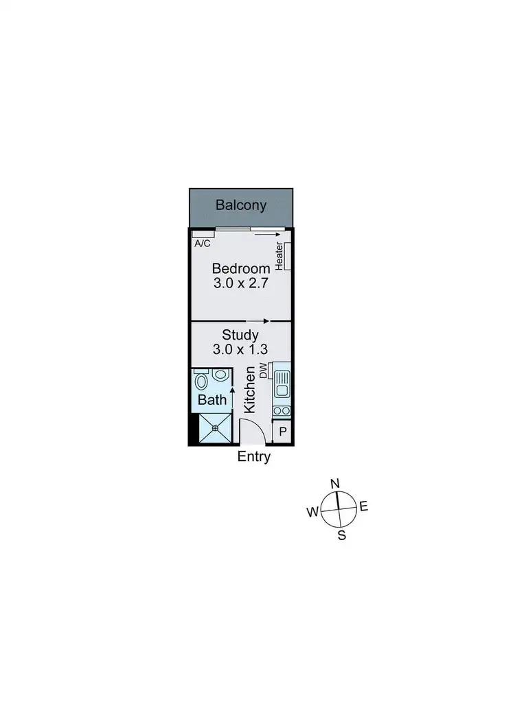 Floorplan of Homely apartment listing, 27/388-390 Burwood Highway, Burwood VIC 3125
