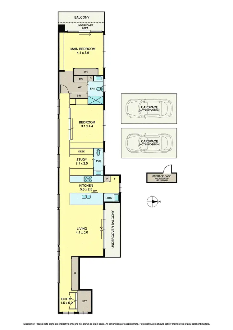 Floorplan of Homely apartment listing, 401/6 Queen Street, Blackburn VIC 3130