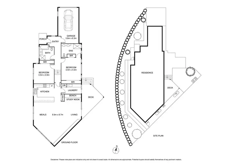 Floorplan of Homely townhouse listing, 2/2 Melville Avenue, Newtown VIC 3220