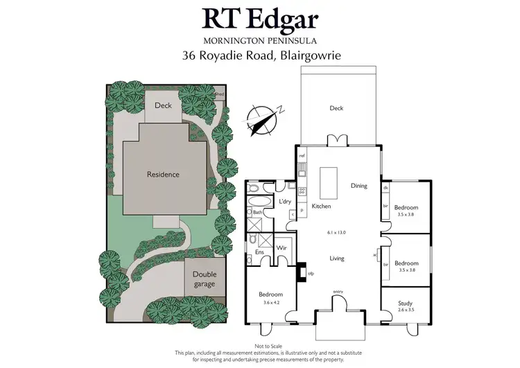 Floorplan of Homely house listing, 36 Royadie Road, Blairgowrie VIC 3942