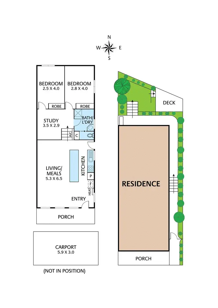 Floorplan of Homely unit listing, 6/201-203 Main Road, Lower Plenty VIC 3093