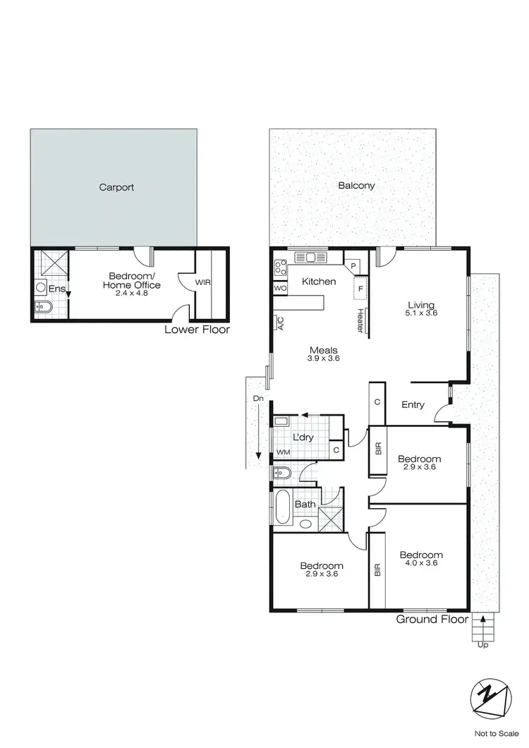 Floorplan of Homely house listing, 143 Ryan Street, Brown Hill VIC 3350