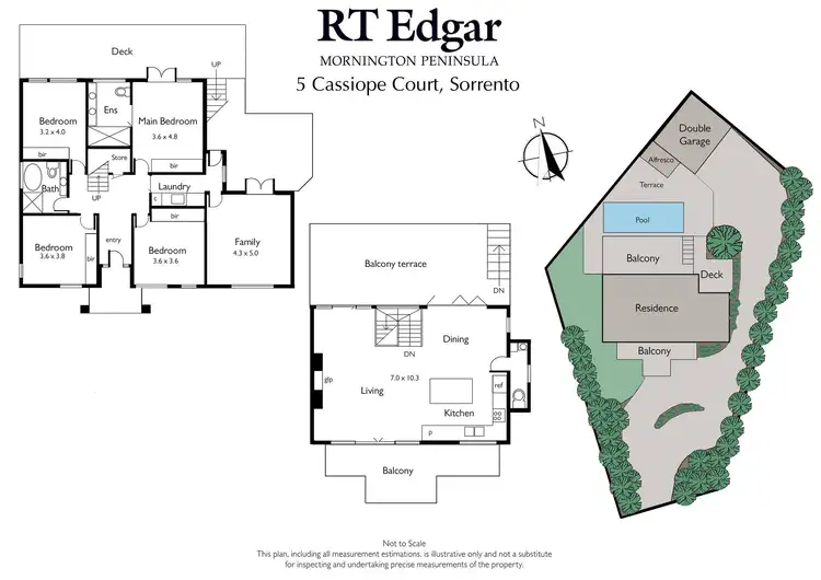 Floorplan of Homely house listing, 5 Cassiope Court, Sorrento VIC 3943