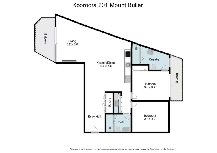 Floorplan of Homely apartment listing, 201/2-4 Kooroora, The Avenue, Mount Buller VIC 3723