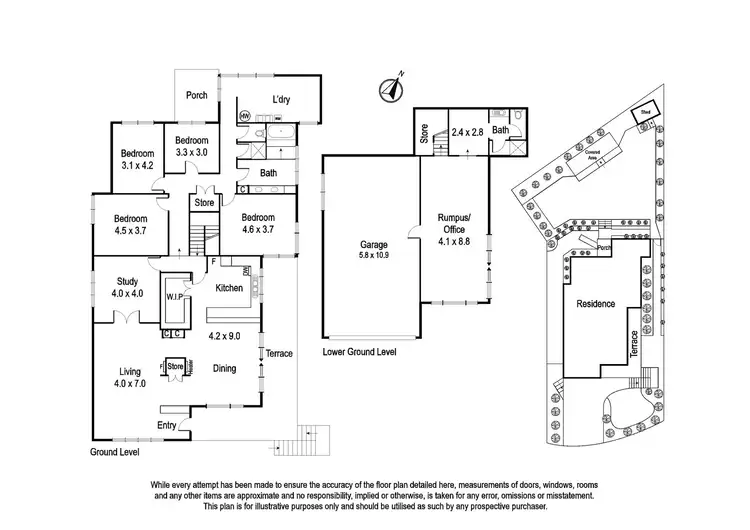 Floorplan of Homely house listing, 17 Dalvey Street, Heidelberg VIC 3084