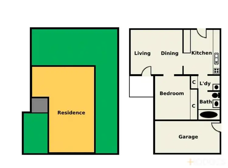 Floorplan of Homely unit listing, 3/27 Ti-Tree Grove East, Parkdale VIC 3195