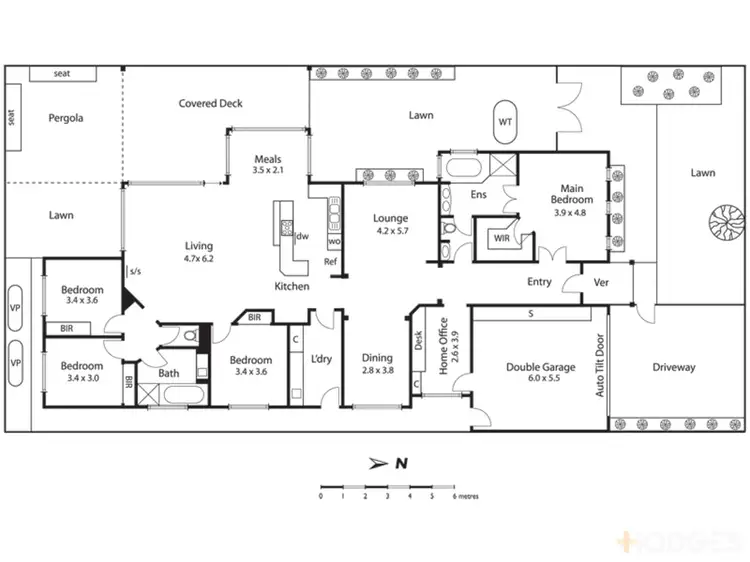 Floorplan of Homely house listing, 10 Reys Close, Mordialloc VIC 3195