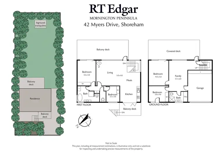 Floorplan of Homely house listing, 42 Myers Drive, Shoreham VIC 3916