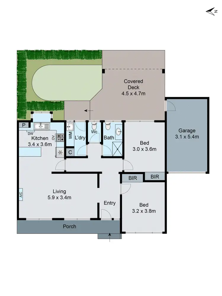 Floorplan of Homely unit listing, 3/26 Pippin Avenue, Burwood East VIC 3151