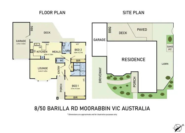 Floorplan of Homely unit listing, 8/50 Barilla Road, Moorabbin VIC 3189