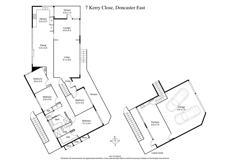 Floorplan of Homely house listing, 7 Kerry Close, Doncaster East VIC 3109
