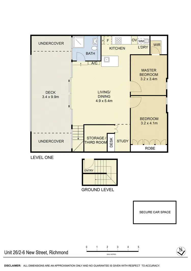 Floorplan of Homely townhouse listing, TH 26/2 New Street, Richmond VIC 3121