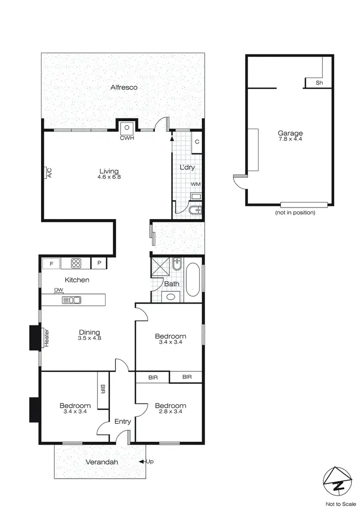 Floorplan of Homely house listing, 19 Melbourne Road, Brown Hill VIC 3350