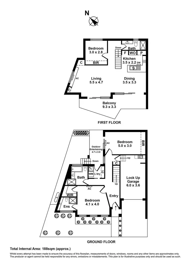 Floorplan of Homely house listing, 2C Garden Grove, Seaholme VIC 3018