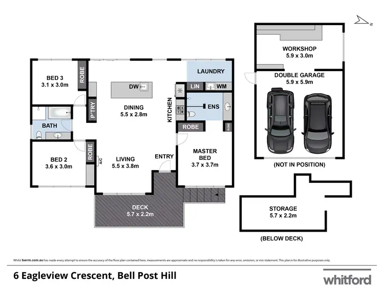 Floorplan of Homely house listing, 6B Eagleview Crescent, Bell Post Hill VIC 3215