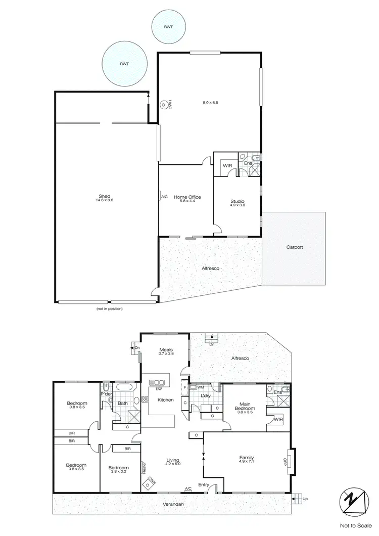 Floorplan of Homely house listing, 160 Atkinsons Road, Magpie VIC 3352