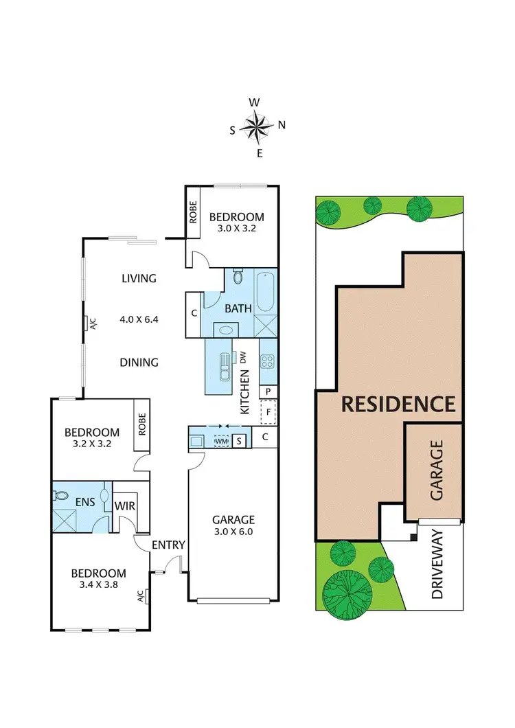 Floorplan of Homely house listing, 17 Persimmon Way, Doreen VIC 3754