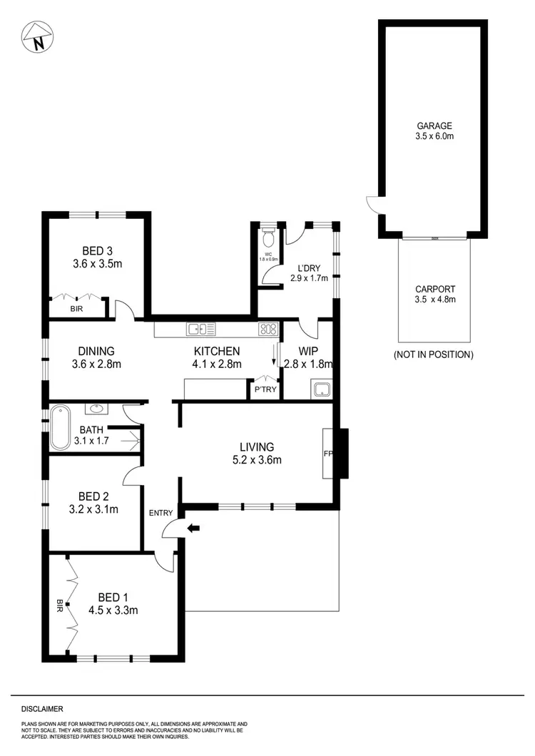 Floorplan of Homely house listing, 4 Eustace Street, Wendouree VIC 3355