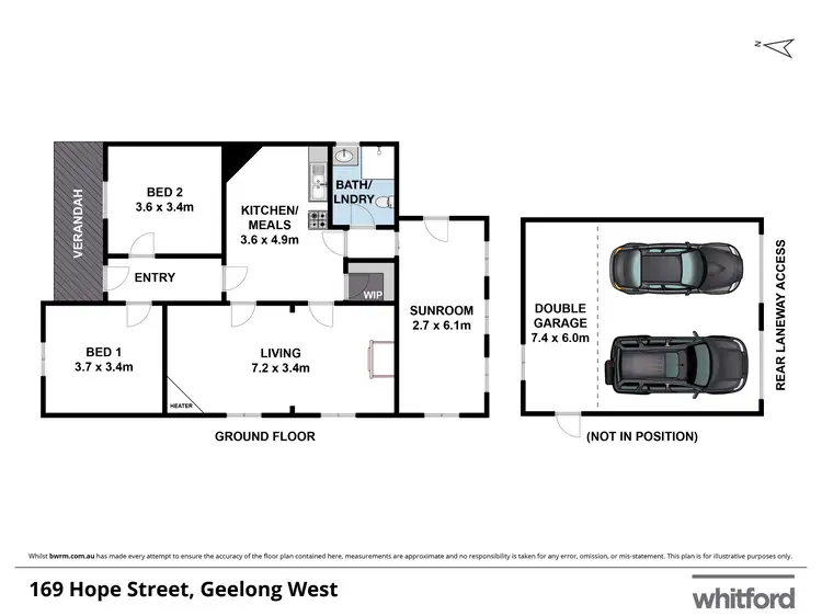 Floorplan of Homely house listing, 169 Hope Street, Geelong West VIC 3218