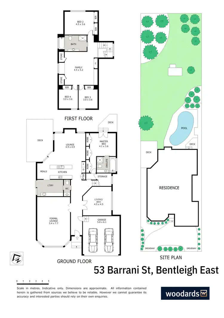 Floorplan of Homely house listing, 53 Barrani Street, Bentleigh East VIC 3165