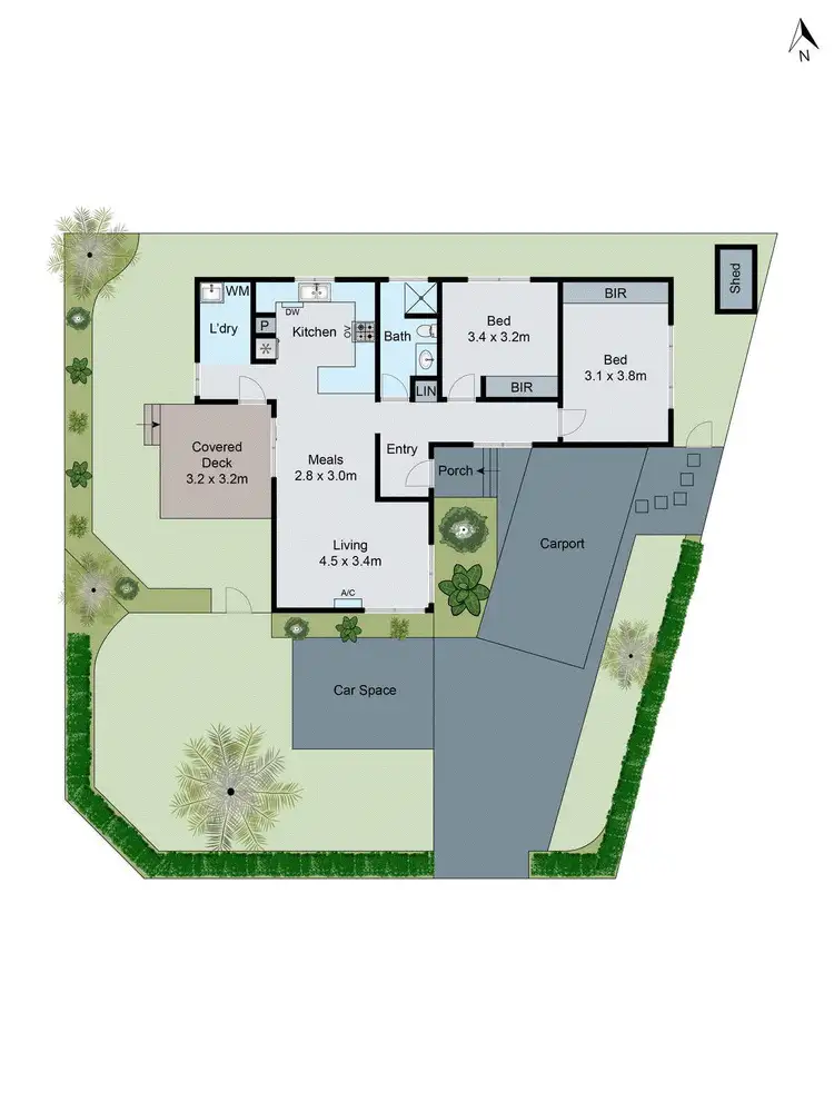 Floorplan of Homely unit listing, 1/73 Wingate Street, Bentleigh East VIC 3165
