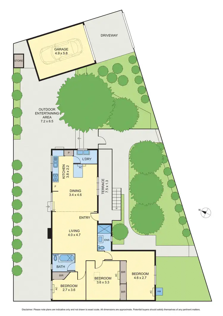 Floorplan of Homely house listing, 33 The Crest, Bulleen VIC 3105