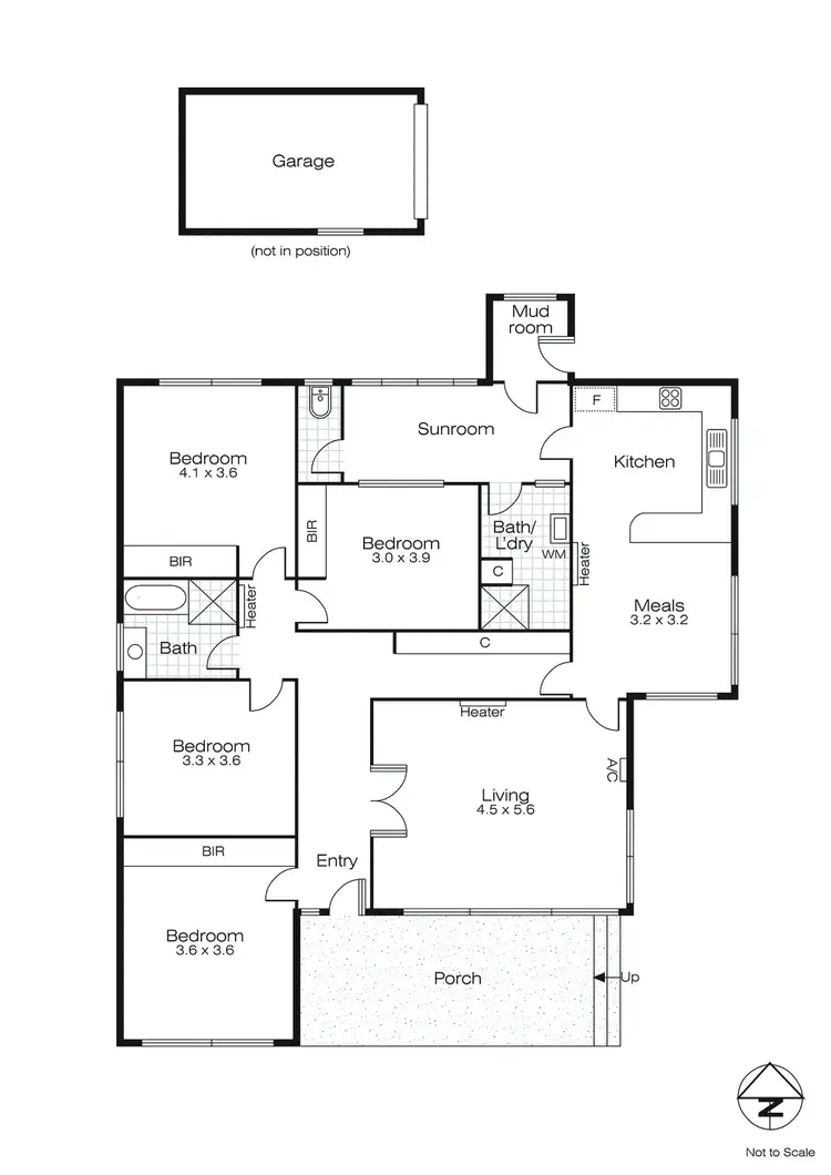 Floorplan of Homely house listing, 14 Vale Street, Sebastopol VIC 3356