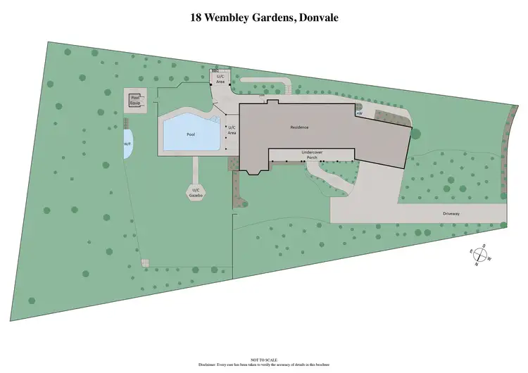 Floorplan of Homely house listing, 18 Wembley Gardens, Donvale VIC 3111