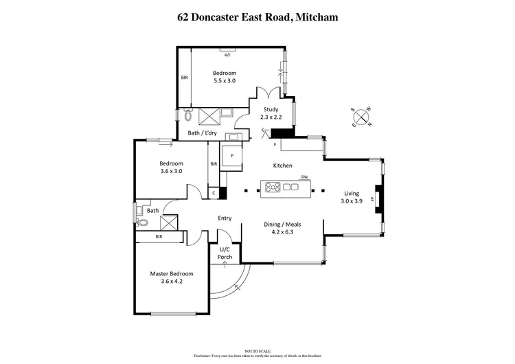 Floorplan of Homely house listing, 62 Doncaster East Road, Mitcham VIC 3132