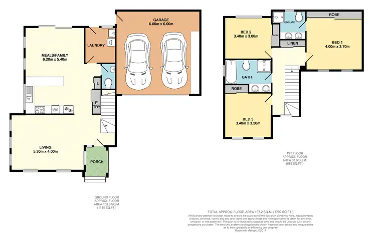 Floorplan of Homely townhouse listing, 2/102 Wood Street, Templestowe VIC 3106