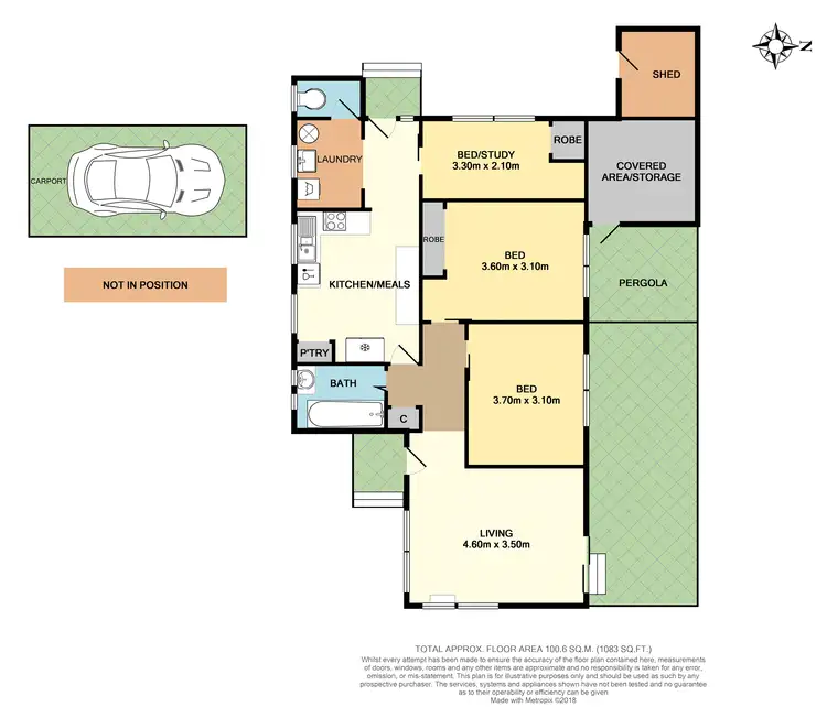 Floorplan of Homely house listing, 15 Timor Parade, Heidelberg West VIC 3081