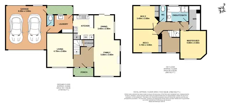 Floorplan of Homely house listing, 9 Bundy Court, Yallambie VIC 3085