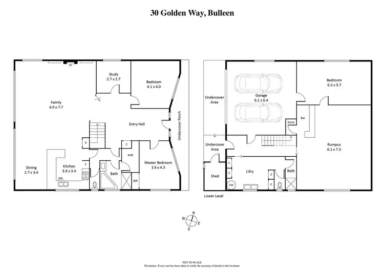 Floorplan of Homely house listing, 30 Golden Way, Bulleen VIC 3105