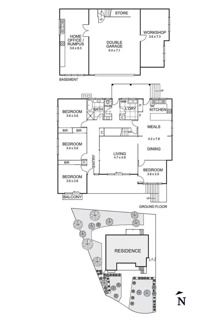 Floorplan of Homely house listing, 9 Kevin Court, Donvale VIC 3111
