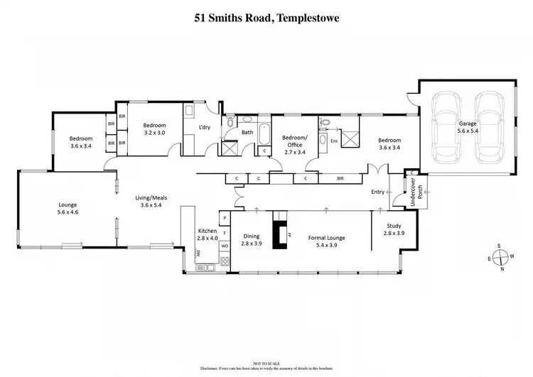Floorplan of Homely house listing, 51 Smiths Road, Templestowe VIC 3106