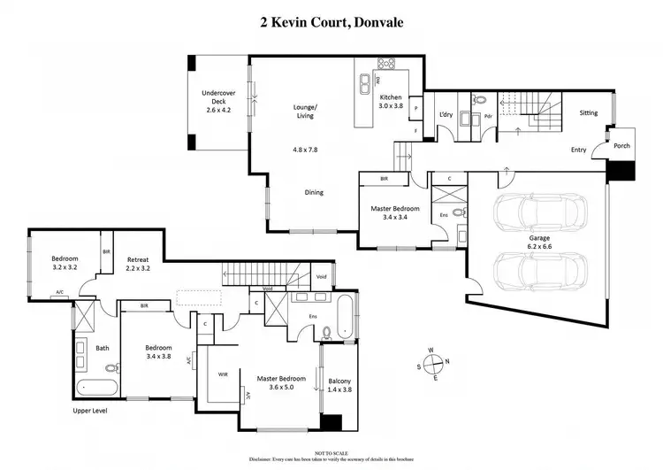 Floorplan of Homely house listing, 2 Kevin Court, Donvale VIC 3111