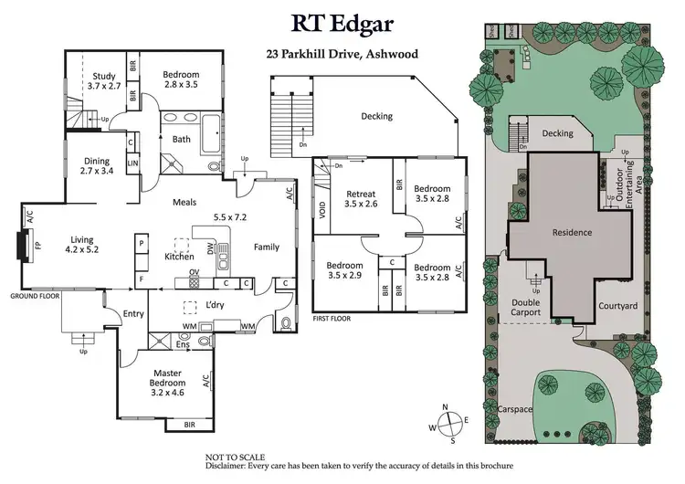 Floorplan of Homely house listing, 23 Parkhill Drive, Ashwood VIC 3147