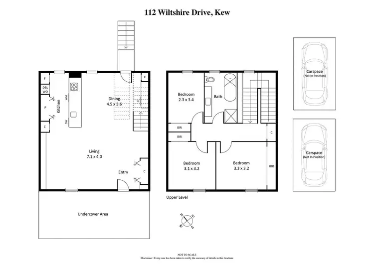 Floorplan of Homely townhouse listing, 112 Wiltshire Drive, Kew VIC 3101