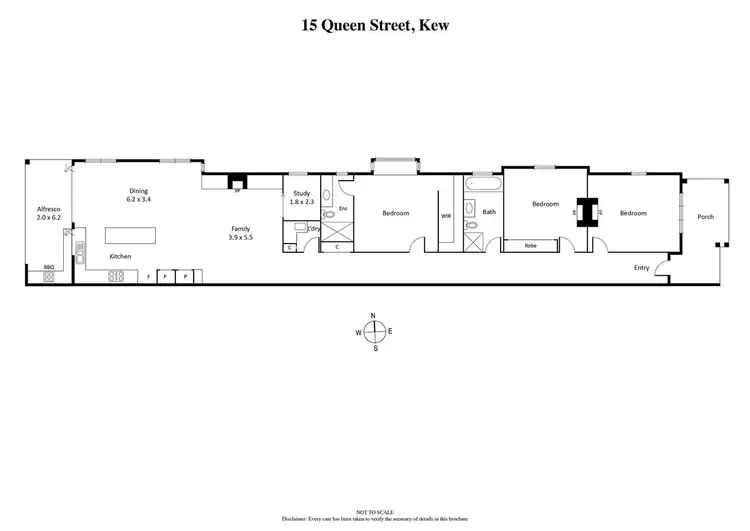 Floorplan of Homely house listing, 15 Queen Street, Kew VIC 3101